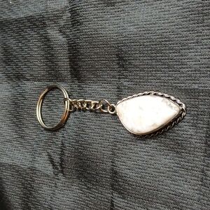 Opal Dendrite Semi-Precious Gemstone Keychain